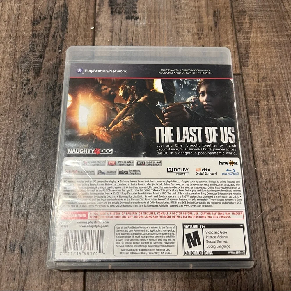 The Last Of‎ Us PlayStation 3 CIB Manual Included
